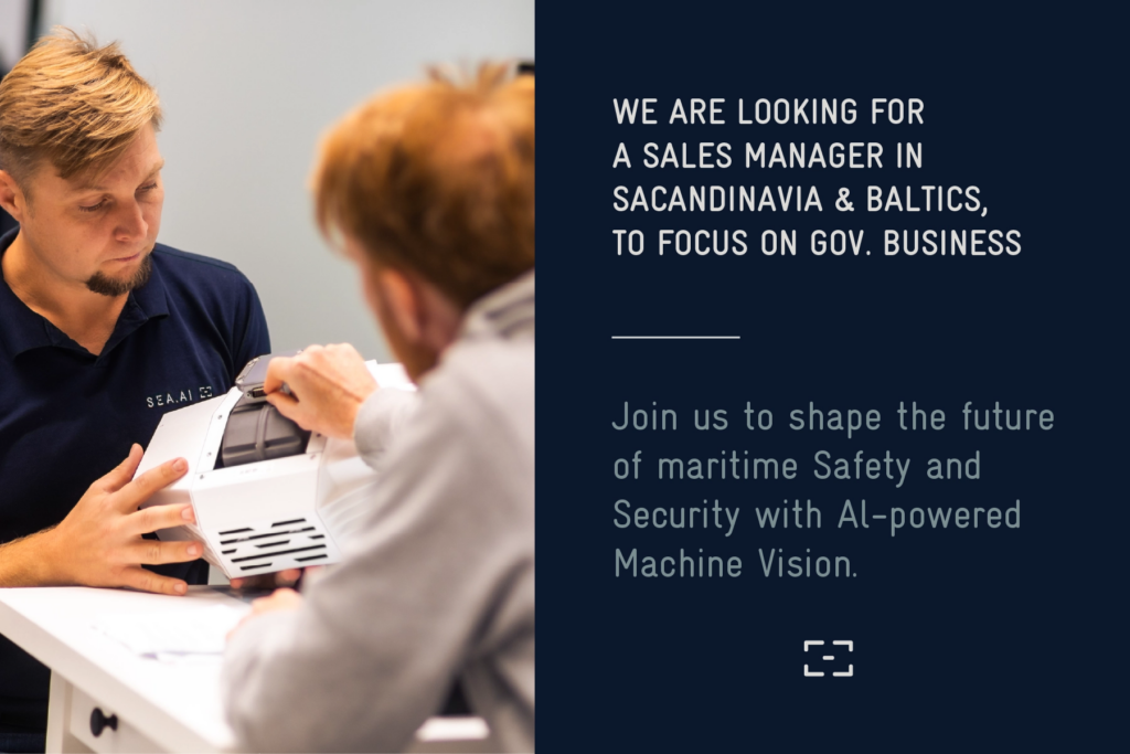 SEA.AI searches for a Sales Manager for Scandinavia and Baltic Region