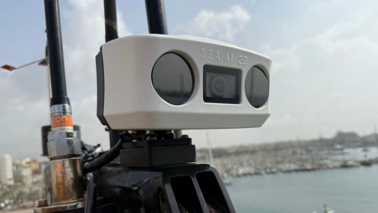 SEA.AI Watchkeeper on a sailing boat