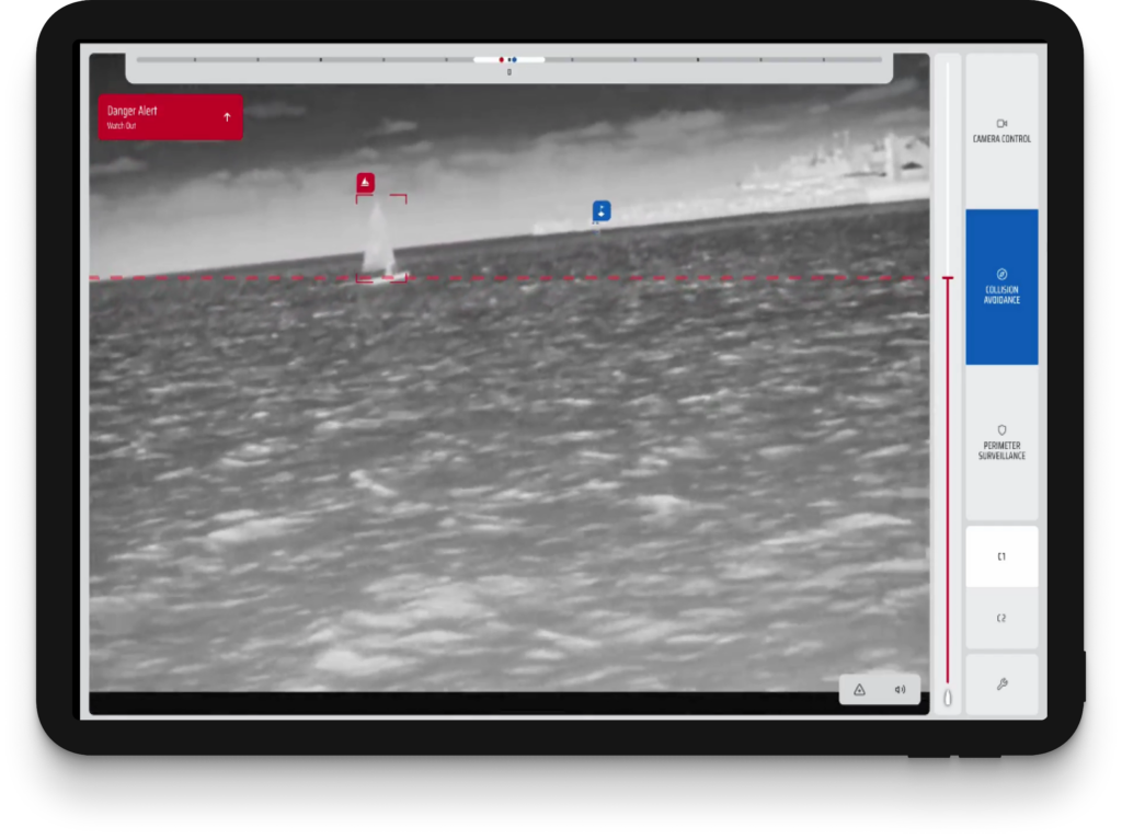 SEA.AI Brain - User Interface with objects classification