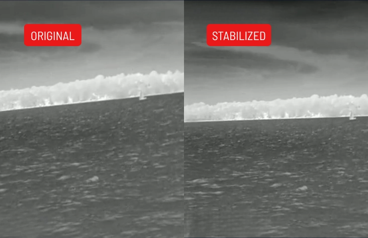 Maritime Camera Motion Compensation