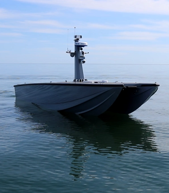 MARTAC USV with SEA.AI System